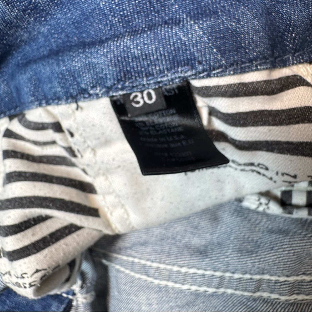 William Rast Distressed Blue Jeans